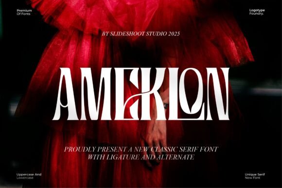 Ameklon: The Serif Font for Bold Branding