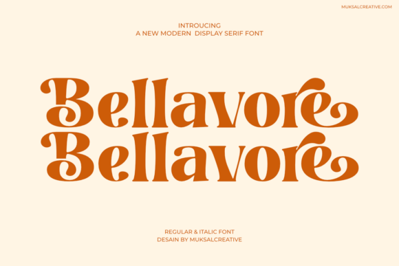 Bellavore: A Premium Display Serif Font