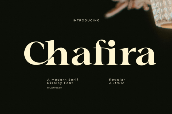 Chafira: The Serif Typeface for Scroll-Stopping Design