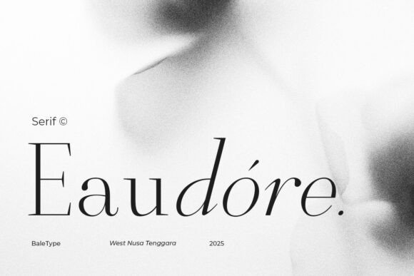 Eaudore: A Tall Serif Typeface for Modern Branding