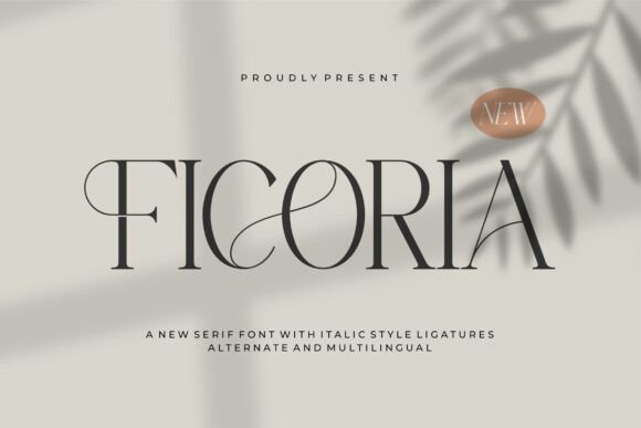 Ficoria: A Refined Serif Font for Makers