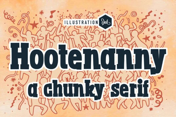 Hootenanny: A Happy Serif Font for Editorial Design