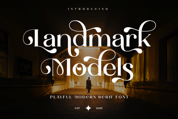 Landmark Models: A Serif Font for Bold Branding