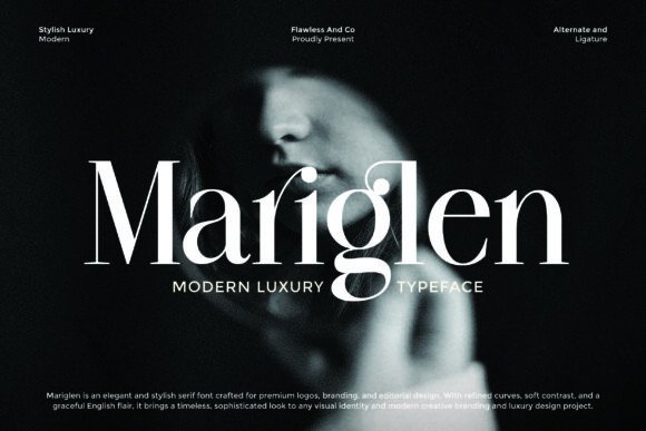 Mariglen Typeface: Elegance for Editorial Design