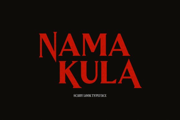 Namakula Font: Bold Serif Branding