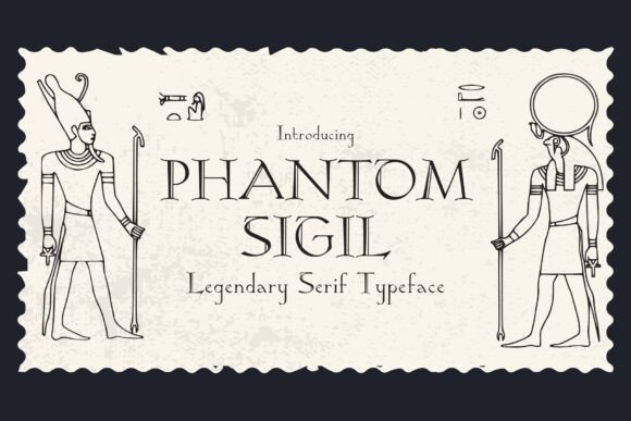 Phantom Sigil: A Serif Font for Bold Campaigns