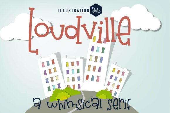 Pn Loudville Fn: A Whimsical Serif Font for Web Design