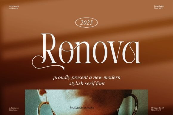 Ronova Serif Font for Crafters & Sellers
