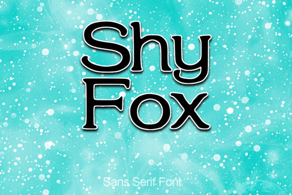 Shy Fox: A Serif Font for Handmade Brands