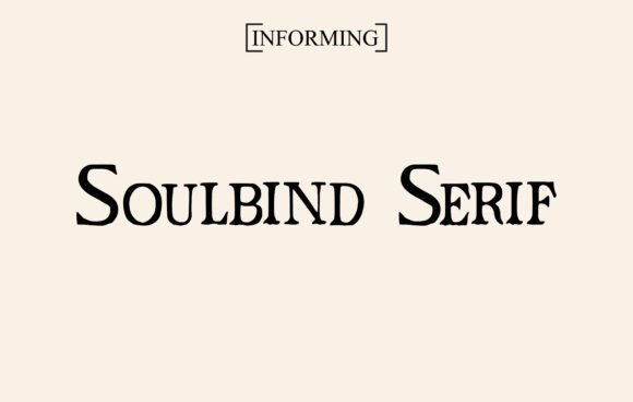 Soulbind Serif: A Storybook Typeface for Web Design