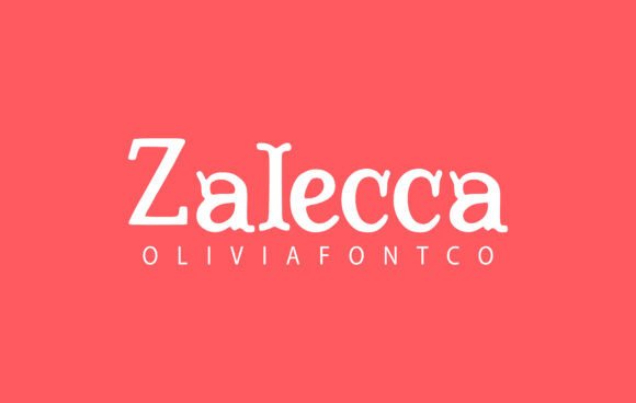 Zalecca: The Romantic Serif Font for Crafters